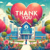 Letter of thanks to coaching institute for providing free material