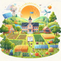Thanking for choosing school for organic farming project